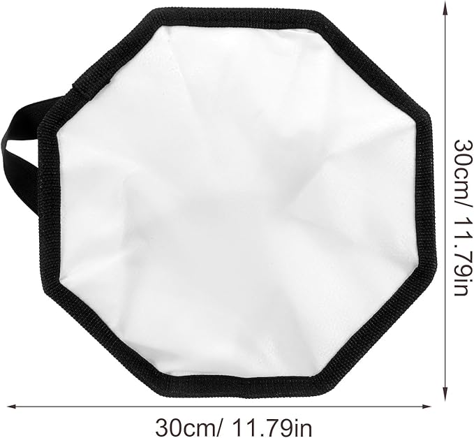VERDANVERSE Camera Flash Softbox Diffuser Lighting Cover Photography Speedlight Reflector Diffuser Portable for Video Recording and Studio Lighting