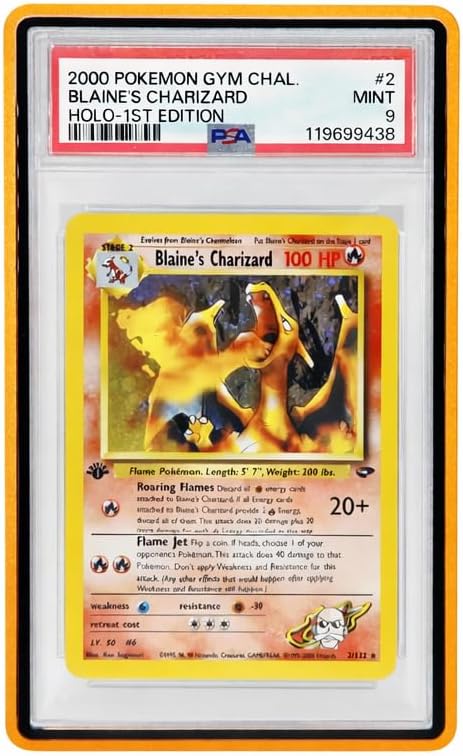 Metal PSA Slab Bumper Case UV Resistant- Safeguard Stackable Magnetic Aluminum Metal Case For Graded Cards (Orange)
