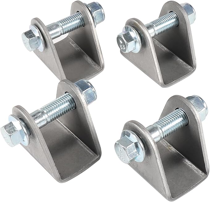 4-pack shock mount，Steel base shock absorption suspension bracket mounting compatible with Motorcycle Dirt Pit Bike ATV Go Kart
