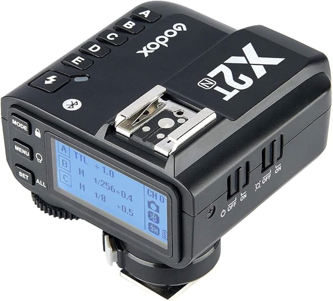 Godox X2T X2T-N Flash Trigger for Nikon, with 2.4G i-TTL HSS 1/8000s Group Function LCD Control Panel Firmware Update, GODOX X2 X2TN X2T N Wireless Flash Trigger Transmitter for Nikon Camera