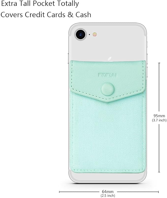 Ultra-Slim Self Adhesive Credit Card Leather Wallet