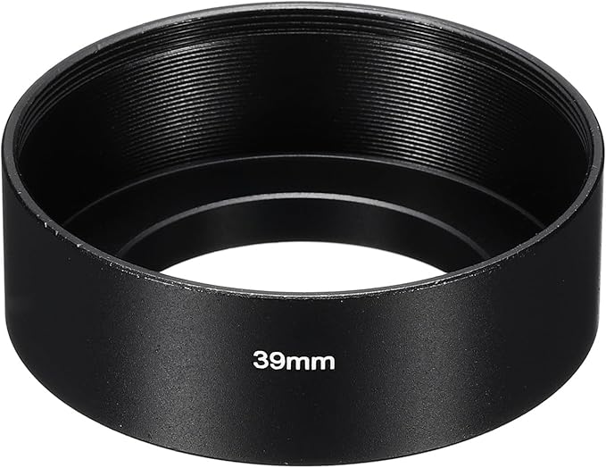 PATIKIL 39mm Lens Hood, Standard Focus Frosted Surface Anti-Reflective Inside Hood for Camera Lens, Black for Nikon, for Fujifilm, for Pentax, for Leica
