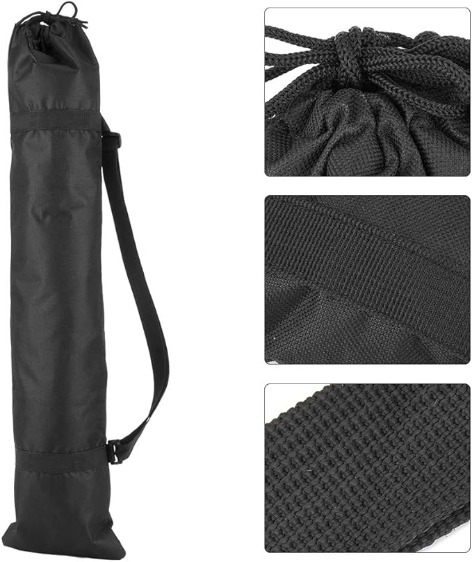 Camera Tripod Carrying Case Portable Photography Tripod Carry Bag Black Camera Tripod Bag Folding Outdoor Oxford Padded Strap (75cm)