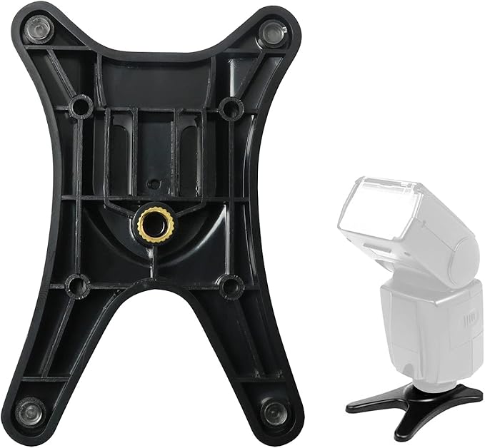 LUORNG 3PCS Camera Flash Stand Speedlight Hot Shoe Mount Stand, for Speedlite