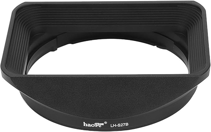 Haoge LH-S27B Bayonet Square Metal Lens Hood Shade with Cap for Sony Vario-Tessar T FE 24-70mm F4 ZA OSS SEL2470Z Lens