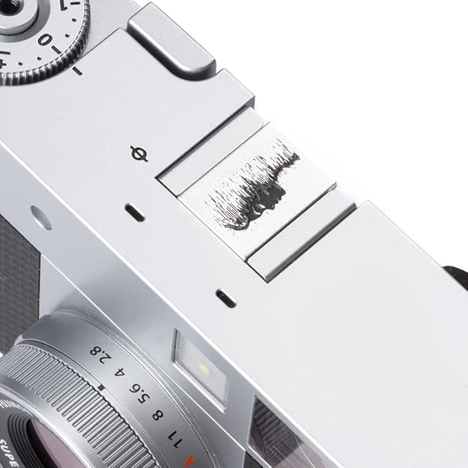 Camera Metal Hot Shoe Cover Protector for Fuji X100VI X100V X-M5 X-E5 X-T4 X-T3 XPRO3 XPRO2 X-Half for Nikon ZF Z5 Z6 Z6II (Aluminum Alloy-Profile)