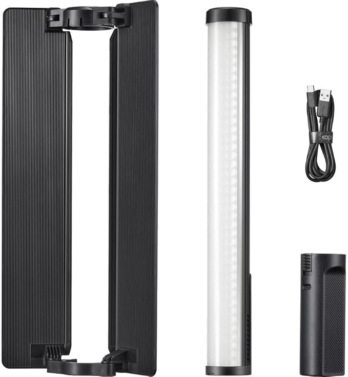 Godox LC500 LC500R Mini Bi-Color LED Light Stick – Compact, Portable, and Creative Lighting for Photo & Video Enthusiasts (LC500 Mini Bi-Color (Black, 18''))