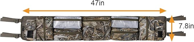 MYDAYS UTV Roll Cage Organizer Case, Cargo Rear Storage Bag Gear Bags,Tools Storage Solution for Most Full Size UTVs, Polaris, Yamaha and Kawasaki UTVs