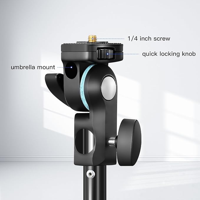 Godox AD-E2 Flash Holder Metal Bracket with 1/4 Inch Screw Umbrella Mount for AD200 AD200Pro AD300Pro