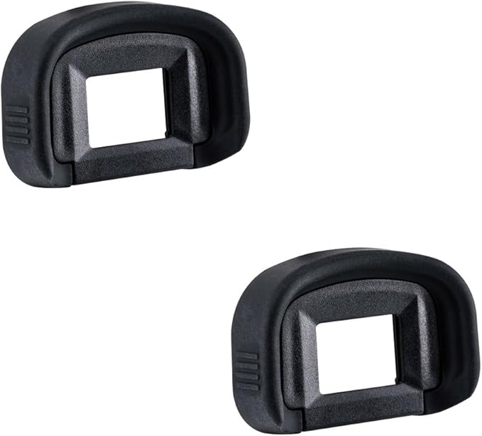 JJC 2-Pack Eyecup Eyepiece Eye Cup Viewfinder for Canon EOS 5D Mark IV 5D Mark III 5DS R 5DS 7D 7D Mark II 1Dx Mark III 1Dx Mark II 1Ds Mark III 1D Mark IV 1D Mark III Camera, Replaces Canon Eg Eyecup