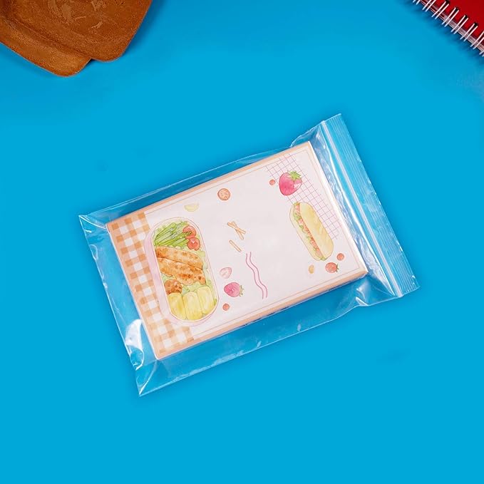 iMailer - 100 Count - 6" x 9" Clear Reclosable Zip Plastic Poly Bags 2 Mil for A7 A8 A9 Cards & Envelopes, Bakery, Cookies, Treats