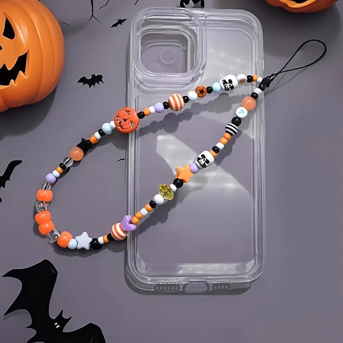 Beaded Camera Wrist Strap Cute Digital Camera Charm Lanyard Phone Charms Strap Beaded Camera Chain for Phone Bag Keychain