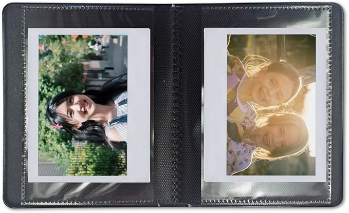Polaroid Color Instant Film for i-Type - Double Pack (16 Sheets) + Black Album for Polaroid Film