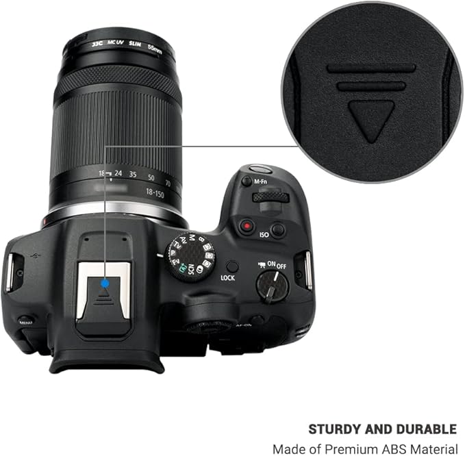 4PCS Camera Hot Shoe Cover Protector Cap Specially Designed for Canon EOS R8 R50 V R50V R5 R6 Mark III II R1 R10 R7 R5C R3 PowerShot V1 Camera Replace Canon ER-SC2 Shoe Cover（NOT fit Canon R5 Camera）