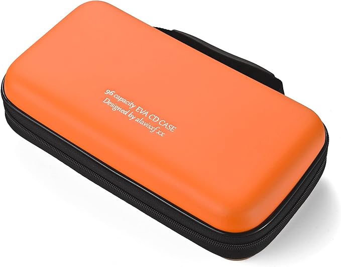 DVD Case, EVA CD Case Holder Storage Organizer Portable Protective DVD Wallet Holder for Car