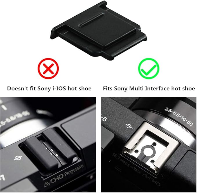4PCS Camera Hot Shoe Cover Protector Cap for Sony A7M5 A1II A7CR A7CII A7R V A7 IV III A7S III II A9III II A6700 A6600 A6500 A6400 A6300 ZV-E10 II ZV-1II ZV-E1 ZV-1F ZVE10 RX10 IV III Replace FA-SHC1M