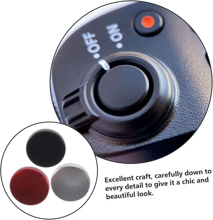 3Pcs Aluminum Alloy Camera Shutter Release Buttons Soft for Enhanced Photography Control Elegant and Durable Compatible with Camera Models