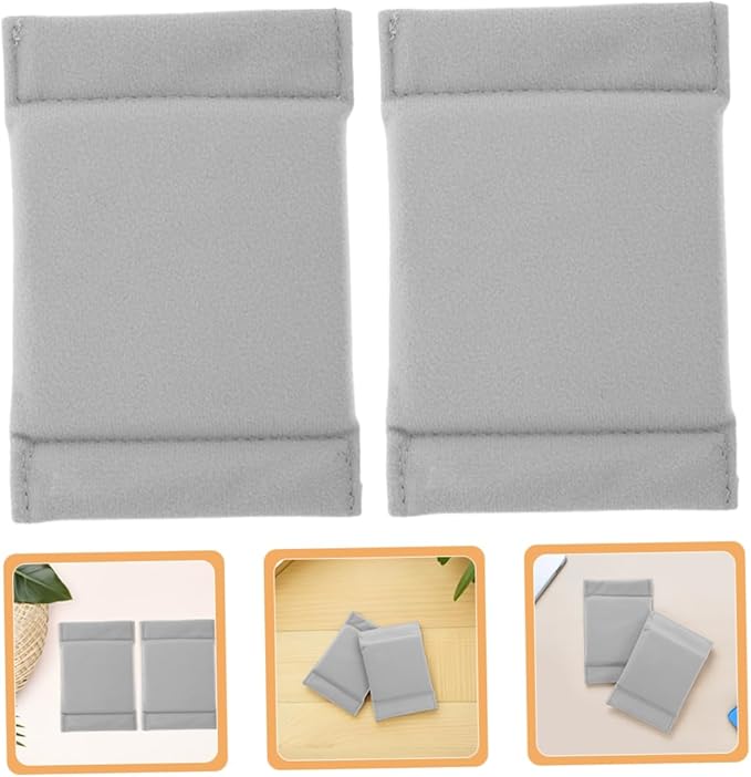 DOITOOL 4pcs Adjustable Camera Bag Divider Inserts Padded Shockproof Lens for Gear Organization Easy to Install and Remove Interior Separator Pads Grey