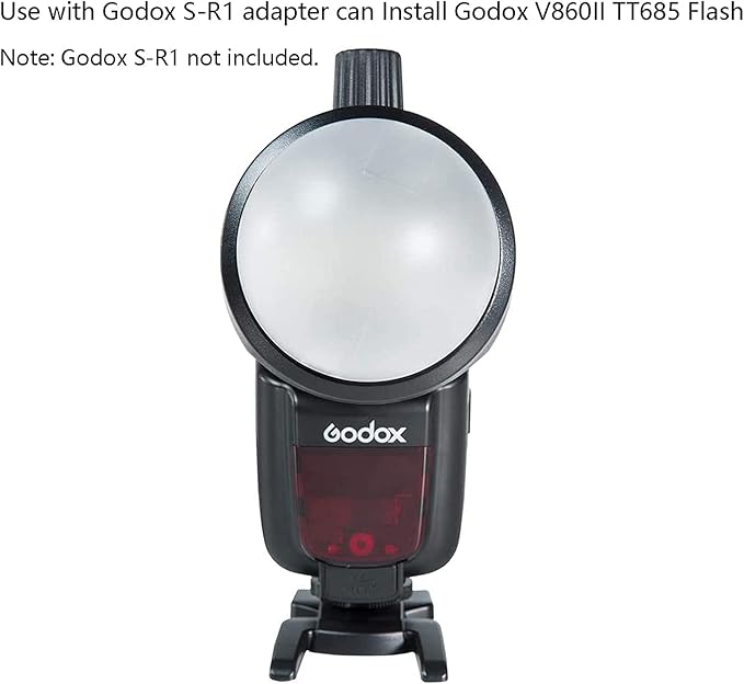 Godox AK-R11 Flash Diffuser Dome for Godox V1/V1pro/V100/AD100Pro Flash,Use with Godox H200R Compatible for AD200 AD200Pro AD200Pro II