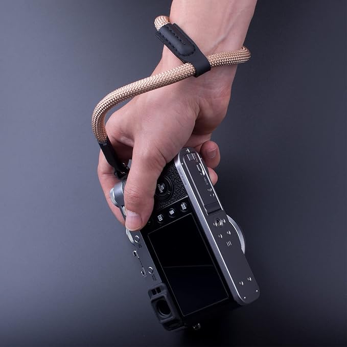 Camera Lanyard, Camera Wrist Strap, Rope Camera Strap Wrist for DSLR SLR Mirrorless Cameras Hand Strap Brown