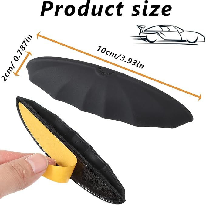 Backup Camera Rain Shield, Universal Car Rear View Camera Anti Rain Cover, Silicone Protection Cover for Reversing Cameras, Non Destructive Installation Protective Sticker for All Vehicles
