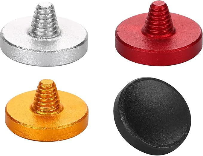 HaloVerde Shutter Knob Accessory Pack of 4, a Soft Shutter Release Knob Made of Aluminum Alloy Compatible with X100F X T4 X T30 II X E3 and Cameras