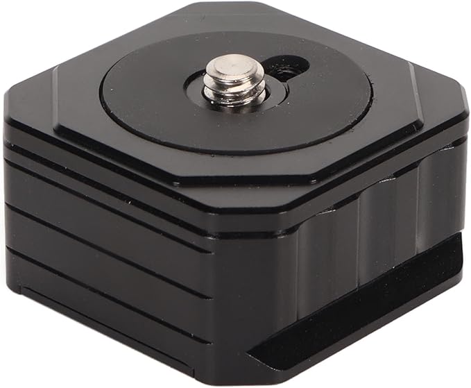 ChiweiJ Quick Release Plate for Arca, 38mm QR Plate for DSLR Tripod, Aluminum Alloy CNC Machining with Single Knob Locking, Anti Loosening Camera Quick Release Plate for Micro Cameras and