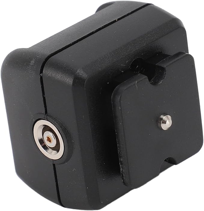 Hot Shoe Adapter with Extra PC Sync Connection Port,Flash Hot Shoe Adapter with PC Port for Photography Accessory Suitable for Camera Flash Microphone Studio Light