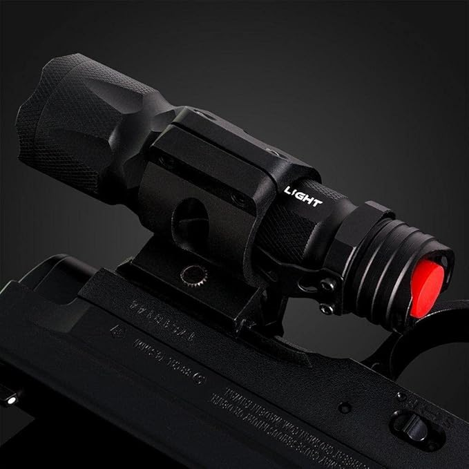 GearLight M3 Mini LED Flashlight - 2 Bright, Small Tactical Flashlights with High Lumens and Pocket Clip for Camping, Outdoor & Emergency Use ﻿ - Black