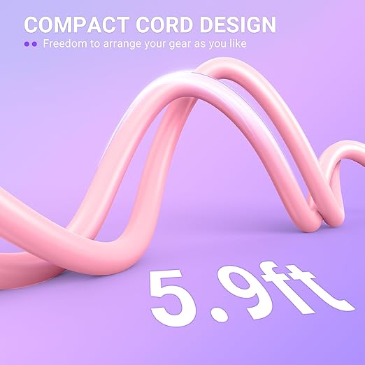 FIFINE XLR Microphone Cable, Male to Female 5.9ft Short XLR Microphone Cord for Studio Recording, Compatible with AM8P,K688P for Podcast Streaming-L9CP