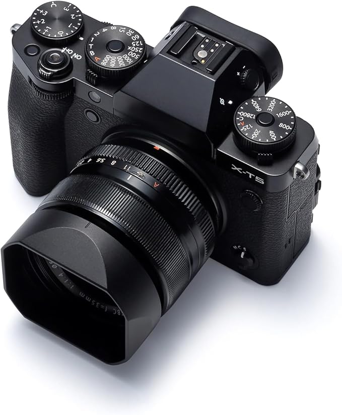 Metal Square Lens Hood with Cover Suitable for Fujifilm Fujinon XF 35mm F1.4 R、18mm F2 R、 60mm F2.4 R Camera Accessories