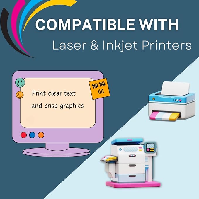 Printable Address Labels for Laser & Inkjet Printers Blank Mailing Labels 30 Labels per Sheet 2.625 x 1 Inch (7500/250 Sheets)