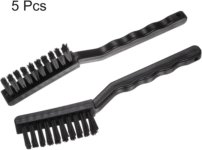 HARFINGTON 5pcs Anti-Static Cleaning Brush 18x60mm PV Plastic Conductive Bristles Anti Static ESD Brushes for Clean PCB Laptop Keyboard Fan and Other Electronic Devices