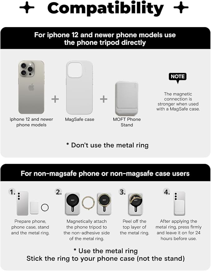 MOFT Phone Tripod Wallet x Tombogo for iPhone, Mulit-Angles, Lightweight & Portable Phone Stand, MOVAS Vegan Leather Phone Wallet, Strong Magnets, NFC Card Holder, Misty Cove (with Card Slot)