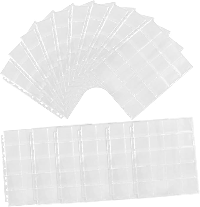 DOITOOL 30pcs Acid Negative Film Sleeves for Organizing Film Negatives Horizontal Strips Slots Storage for Photographers