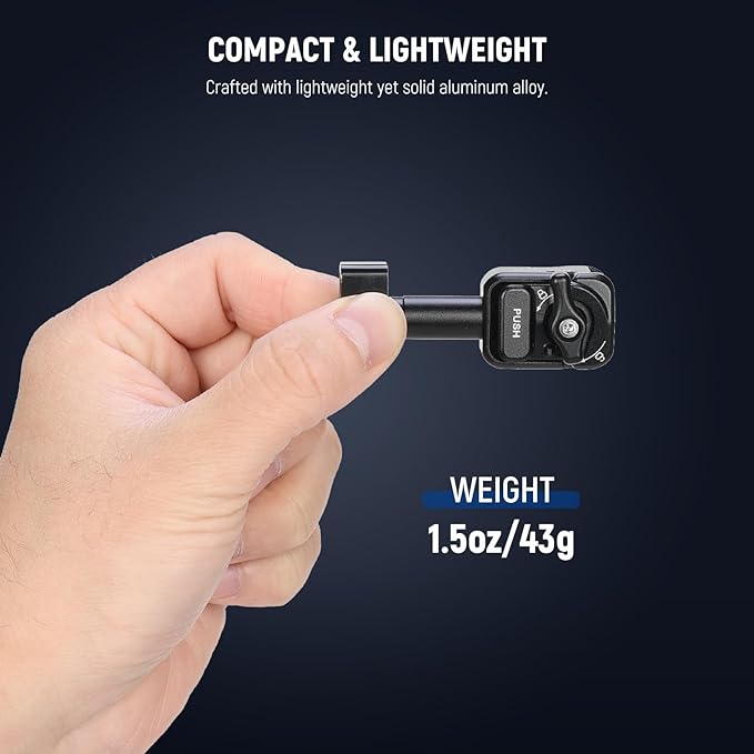 Neewer Quick Release Side Handle Mounting Adapter, Phone Cage Clamp Compatible with CA022H CA023H CA067H CA068H CA069H PA005E PA028E Side Handgrip, PA071