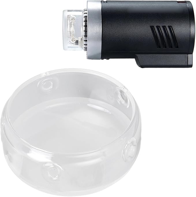 for Godox AD300 PRO Glass Lampshade Photography Light Accessories, Light Dome Protective Cover for Godox AD300Pro Flashing Lighting