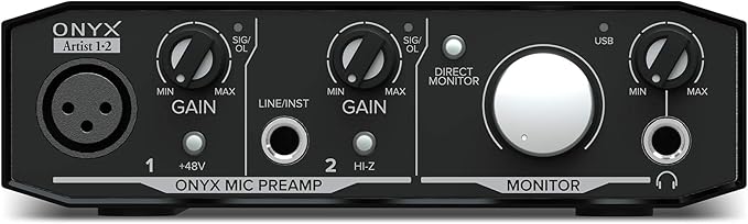 Mackie Audio Interface, Onyx Artist 1X2 USB Audio Interface (Onyx Artist 1-2)