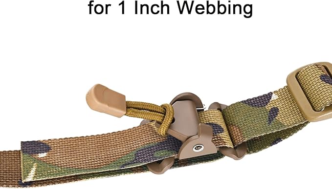 Cam Buckle Quick Adjust Spring Loaded Cam Lock Buckle Non-slip Buckle for 1 Inch Webbing Backpack Sling Bag Straps