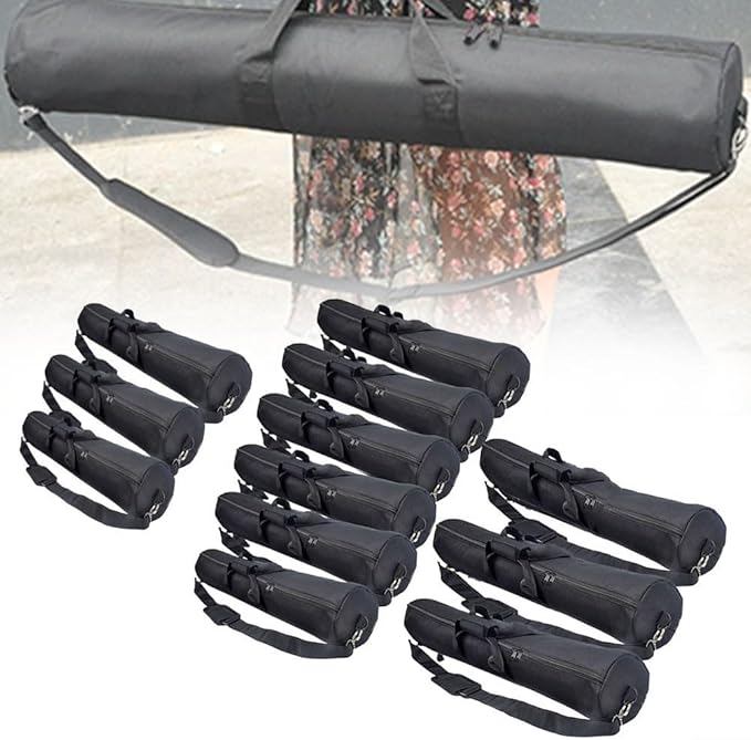 40-120cm Tripod Carrying Case Bag, Waterproof Tripod Travel Carrying Storage with Shoulder Strap Padded & Handle for Light Stands, and Tripod Photography Accessories(55cm)