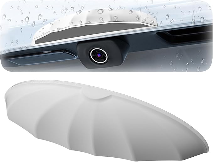 Car Rear View Camera Anti-Rain Cover, Silicone Protection Cover for Car Reversing Cameras, Non-Destructive Installation Modification Protective Sticker for All Kinds of Cars