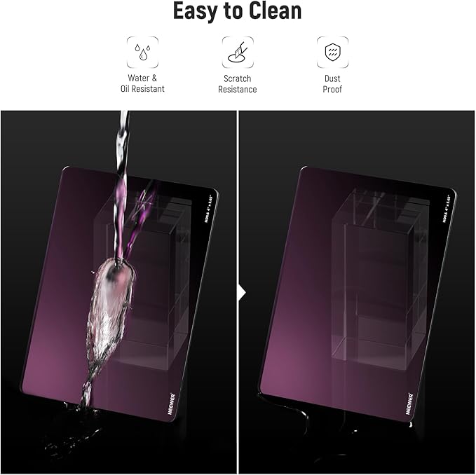 NEEWER ND0.6 (2 Stops) Square ND Filter, 4"x5.65" Dual Sided 30 Multi Nano Coated Cinema Neutral Density Filter for NEEWER Matte Box Compatible with Tilta Compatible with SmallRig