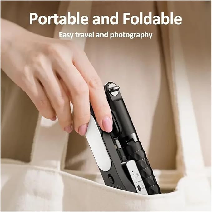 1-axis Handheld Gimbal Stabilizer W/Selfie Stick/Tripod, Wireless Remote, 400mAh Li-ion Battery, USB Charging, iOS