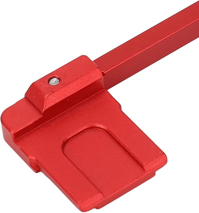 Thumb Up Grip for A6700 Cameras, Metal Thumb Up Rest Hand Grip, Hot Shoe Thumb Grip, for Stable and Hand Hold (Red)