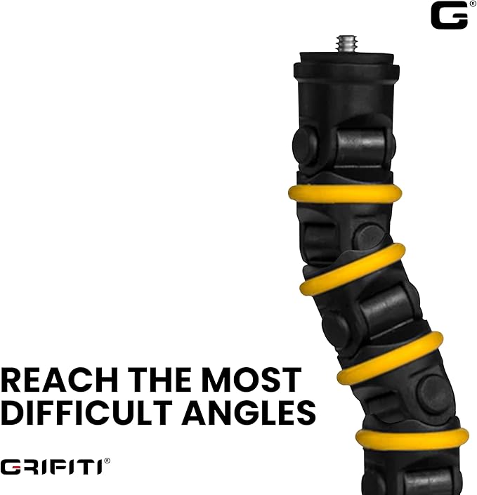 GRIFITI Nootle Recon 5 Flex Arm Leg Magnetic Camera Mount Stand Magnetic Foot 6 Inch Flexible Pole Holder Base for Cameras, Video Mounts Tripod Attaches to Steel or Other Magnet Surfaces