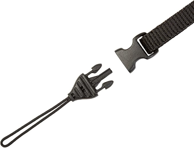 OP/TECH USA DSLR Camera Strap for Mirrorless Cameras – Quick Release Camera Strap, Comfortable Neck Strap, Durable Camera Accessories for Lightweight Cameras (Black)