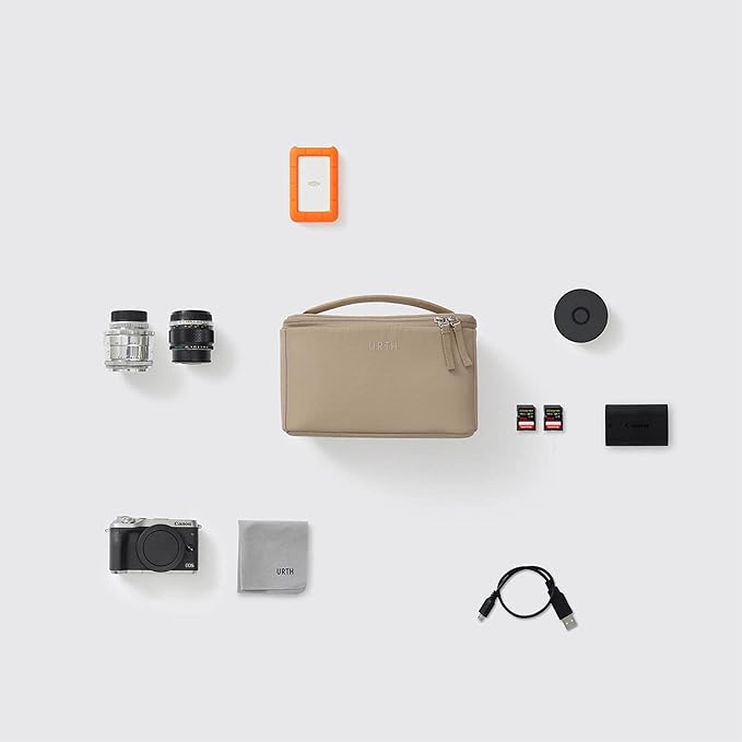 Urth Arkose Camera Insert Bag – for DSLR Camera and Lens, Weatherproof + Recycled