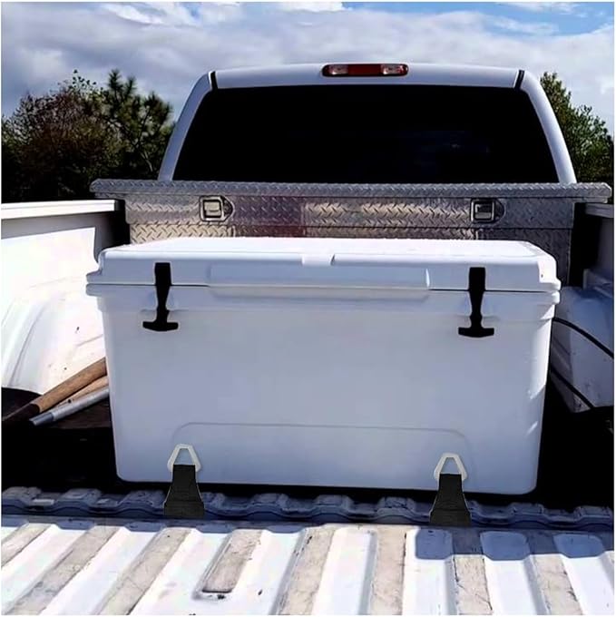 Bed Buddy Truck Tool Bed Anchor, Universal Ratchet Strap Secure Anchor, Non Scratch Cargo Tie Down for Pickup Truck Bed Tailgate Heavy Duty Hauling