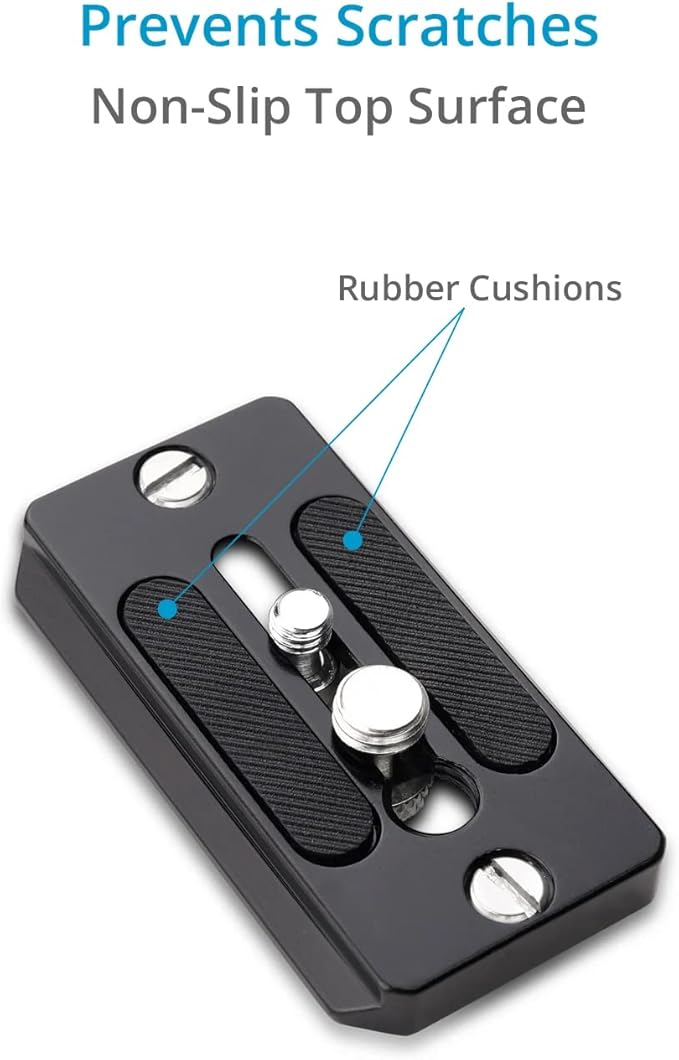 PROAIM SnapRig Quick Release Plate with Base & Plate Set. Mount on Tripod, Jib, Cages with Multiple Threaded Holes. for DSLR Cameras & Rigs. (QR207)
