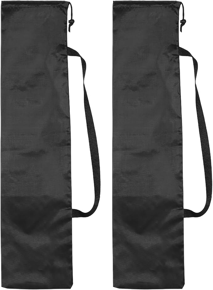 PATIKIL 37 x 10 Inch Tripod Carrying Case, 2 Pack Camera Tripod Carrying Bags Oxford Cloth Padded Bag for Camera Gear Mic Light Stand Sheet Music Photography Accessories, Black